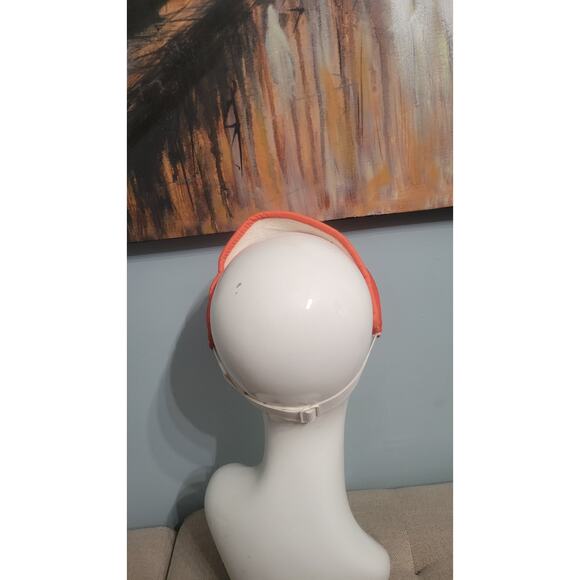Vintage Chapeaux Inc. Orange Visor Made in USA One Size 80s 90s Style NWT... - Picture 3 of 6